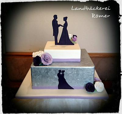 Silhouette Wedding Cake - Cake by Marina Römer