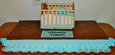 Baby crib - Cake by Maureen