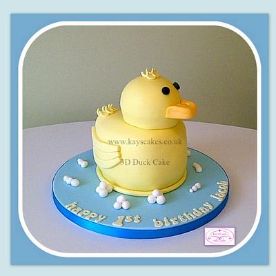 3D Duck Cake  - Cake by Kays Cakes