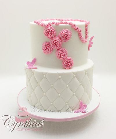 Baptism cake - Cake by Cynthia Jones