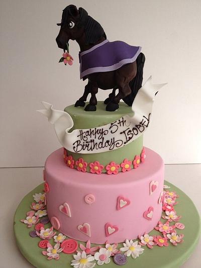 Buttons the pony - Cake by Louisa Massignani