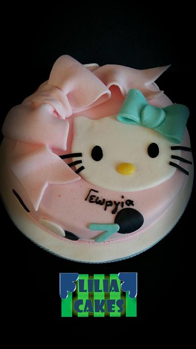 Hello Kitty - Cake by LiliaCakes