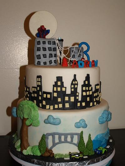 Spiderman cake - Cake by kira