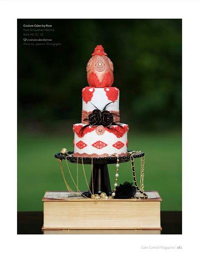 Fashion Inspired Cake for Cake Central Magazine - Cake by couturecakesbyrose