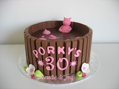 Pigs in mud cake - Cake by Miky1983
