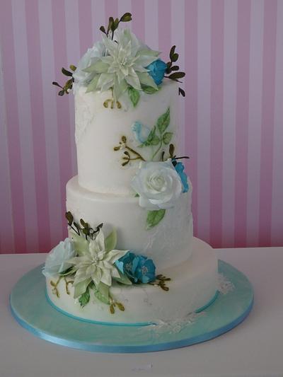 Winter Wedding Cake  - Cake by Gabriela Rüscher