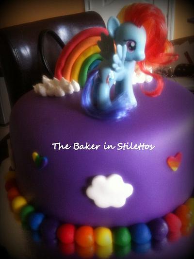 My Little Pony Rainbow Cake - Cake by Jeanette Rodriguez