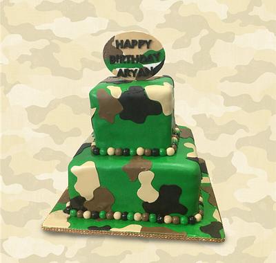 Camouflage Cake - Cake by MsTreatz