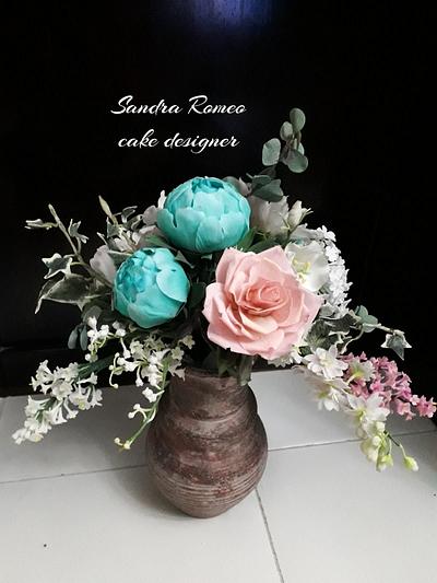 Flowers  - Cake by Sandra Romeo