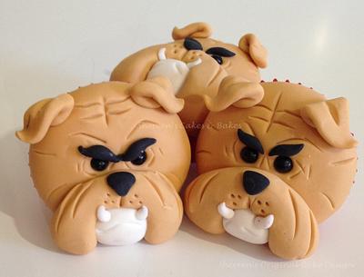 Bulldog Cupcakes - Cake by Shereen