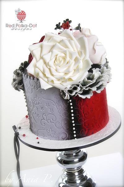 Flowers and Ruffles - Cake by RED POLKA DOT DESIGNS (was GMSSC)