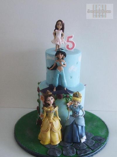 jasi's 5th birthday princess cake - Cake by Jo Tan