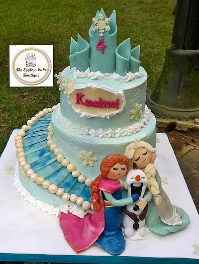 frozen themed cake - Cake by Payal Jain