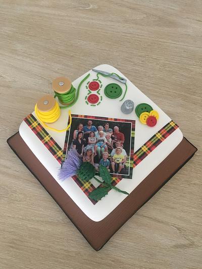 Scottish cake for 80 year old  - Cake by Rhona
