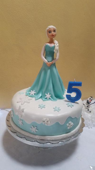 Elsa Frozen Cake - Cake by Mónica