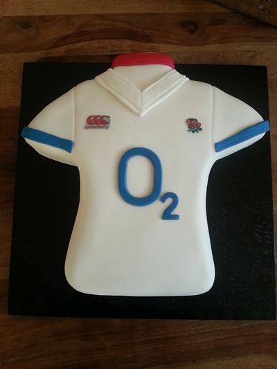 England Rugby Shirt  - Cake by Lyn 