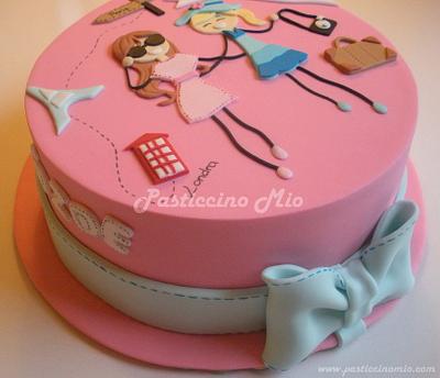 Travel Themed Birthday Cake - Cake by Pasticcino Mio