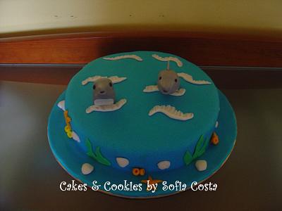 Dolphin cake - Cake by Sofia Costa (Cakes & Cookies by Sofia Costa)