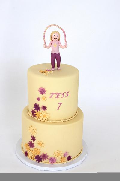Spring Jump Rope party - Cake by Village Cakecraft