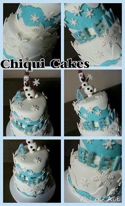 Olaf, Frozen - Cake by ChiquiCakes