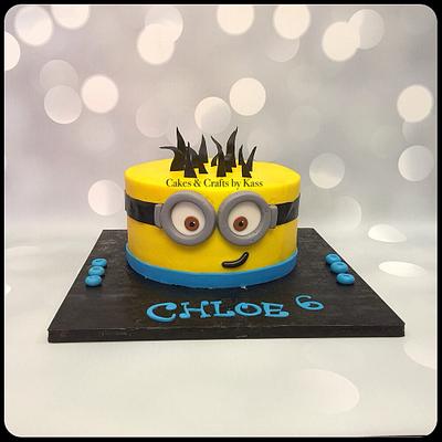 Minion Cake  - Cake by Cakes & Crafts by Kass 