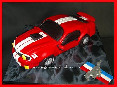 Mustang Supercharger - Cake by Mel_SugarandSpiceCakes