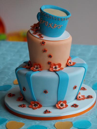 Apricot team time cake - Cake by AgentSucreeKroxy