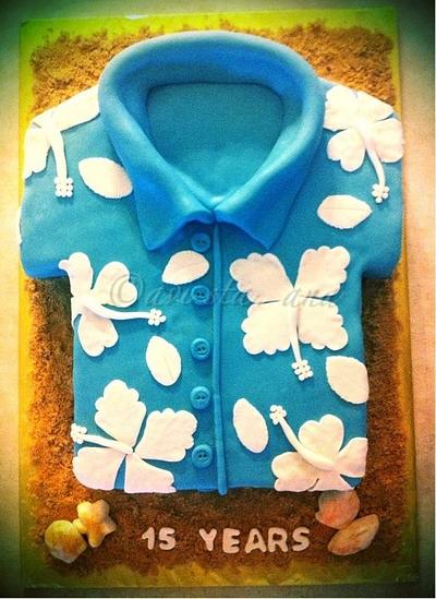 Hawaiian shirt cake - Cake by ALotofSugar