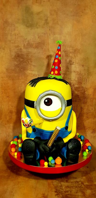 Birthday cake minions - Cake by Los dortos