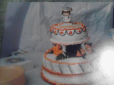 orange and black - Cake by Barbara D.