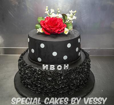 Black and red cake - Cake by Vesi