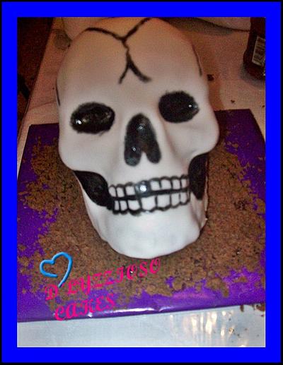 skull cake - Cake by Lezly