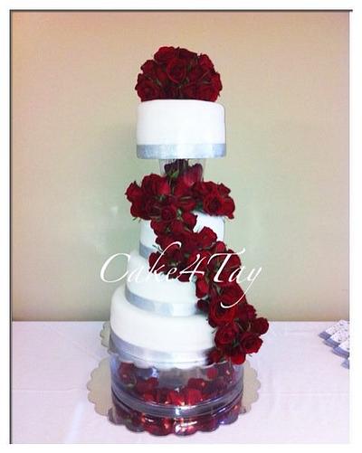 Tiered Rose - Cake by Angel Chang