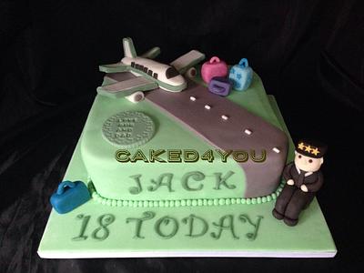 Pilot cake  - Cake by Clare Caked4you