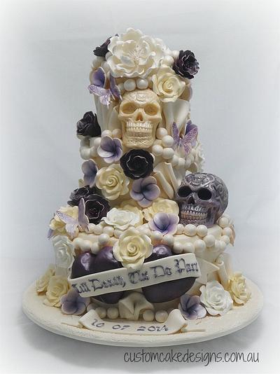 Till Death Us Do Part - Cake by Custom Cake Designs