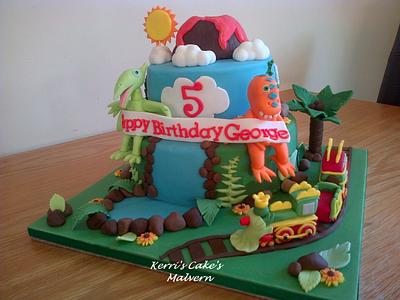 Dinosaur Train - Cake by Kerri's Cakes
