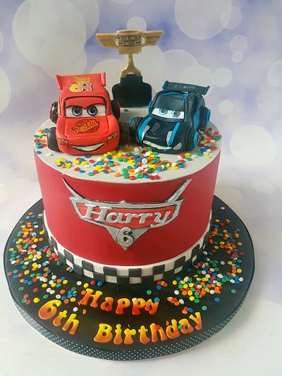 Another Cars cake - Cake by Jenny Dowd