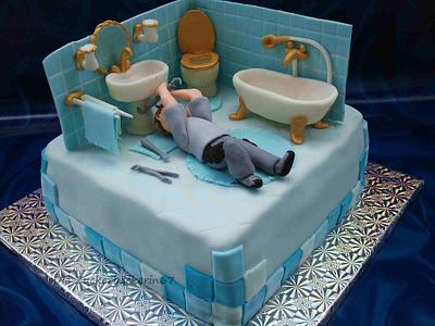 Bathroom Cake  - Cake by Sandy's Cakes - Torten mit Flair