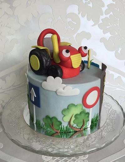 Tractor Tom in town - Cake by Frufi