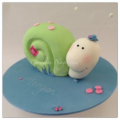 Happy Snail - Cake by Caroline Nagorcka - Sculptress of Cakes