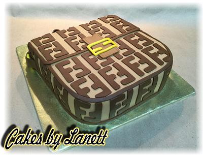 Fendi Purse Cake - Cake by Lanett