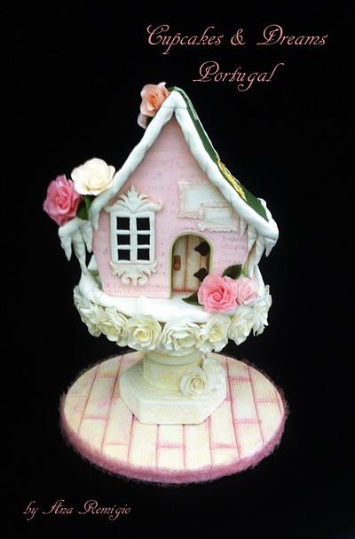 CAKE INTERNATIONAL LONDON - FAIRY HOUSE BRONZE MEDAL - Cake by Ana Remígio - CUPCAKES & DREAMS Portugal