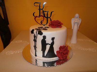 Wedding cake. - Cake by Jannette