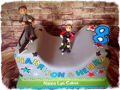 Scooter park - Cake by Nanna Lyn Cakes