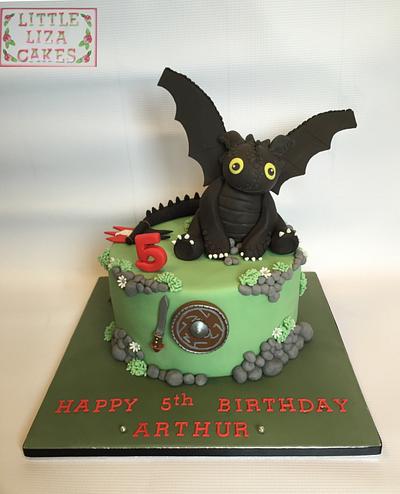 How to train your dragon.  - Cake by Littlelizacakes