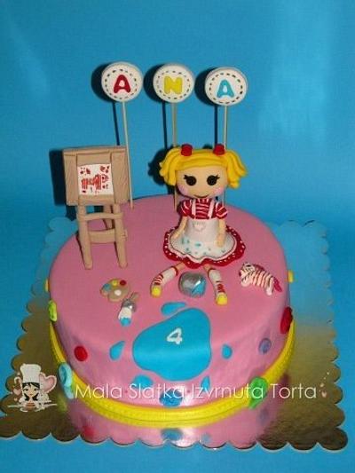 Spot Splatter Splash Lalaloopsy cake - Cake by tweetylina