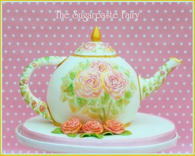 I'm a little teapot... - Cake by The Sugarpaste Fairy