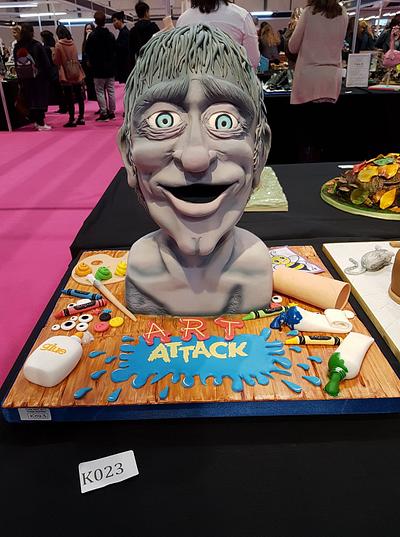 Art Attack 'The Head' Cake - Cake by Jennassignaturebakes