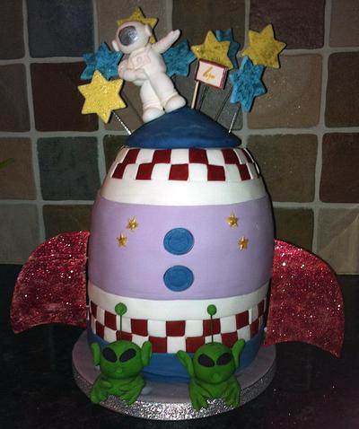 Space Rocket Cake - Cake by salco