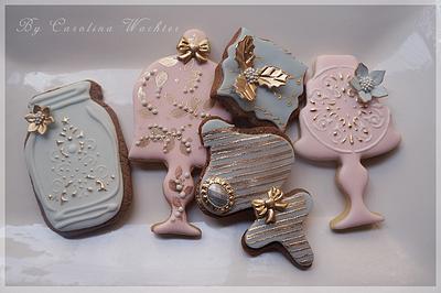 Gingerbread shabby style Cookies  - Cake by carolina Wachter